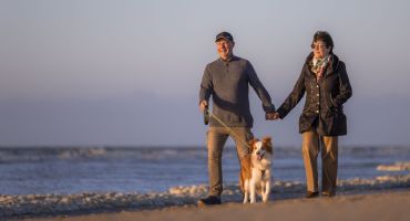 Een liefdevol Valentijn aan zee